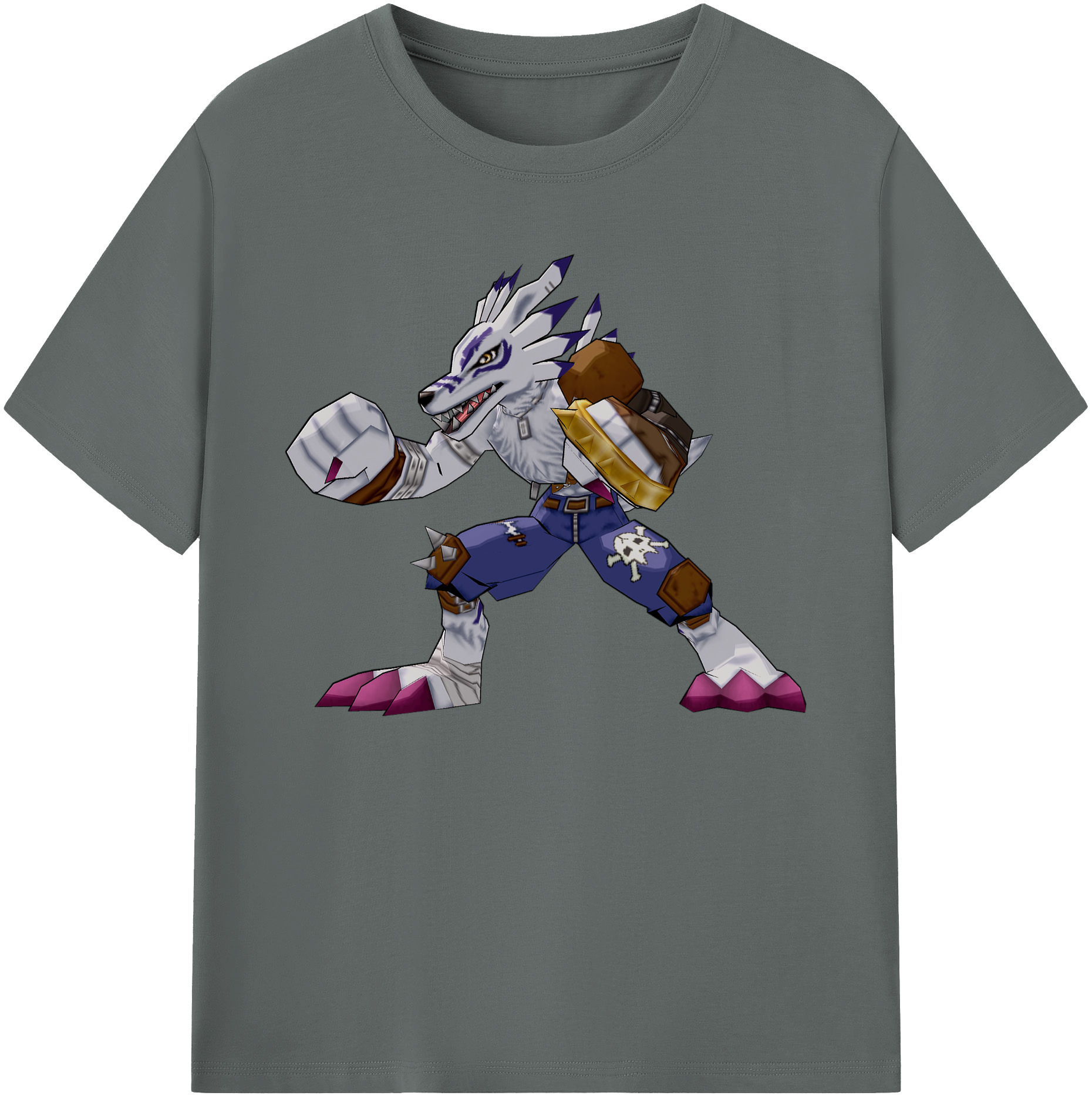 （画像用） Digimon デジタルモンスター/デジモン 綿100％ メンズ半袖Tシャツ｜肌触りやわらか＆通気性